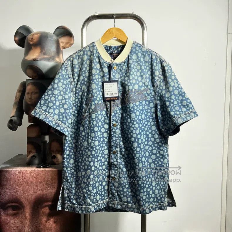 Louis Vuitton Louis Vuitton Yayoi Kusama polka-dot baseball shirt Size US S / EU 44-46 / 1 - 1 Thumbnail