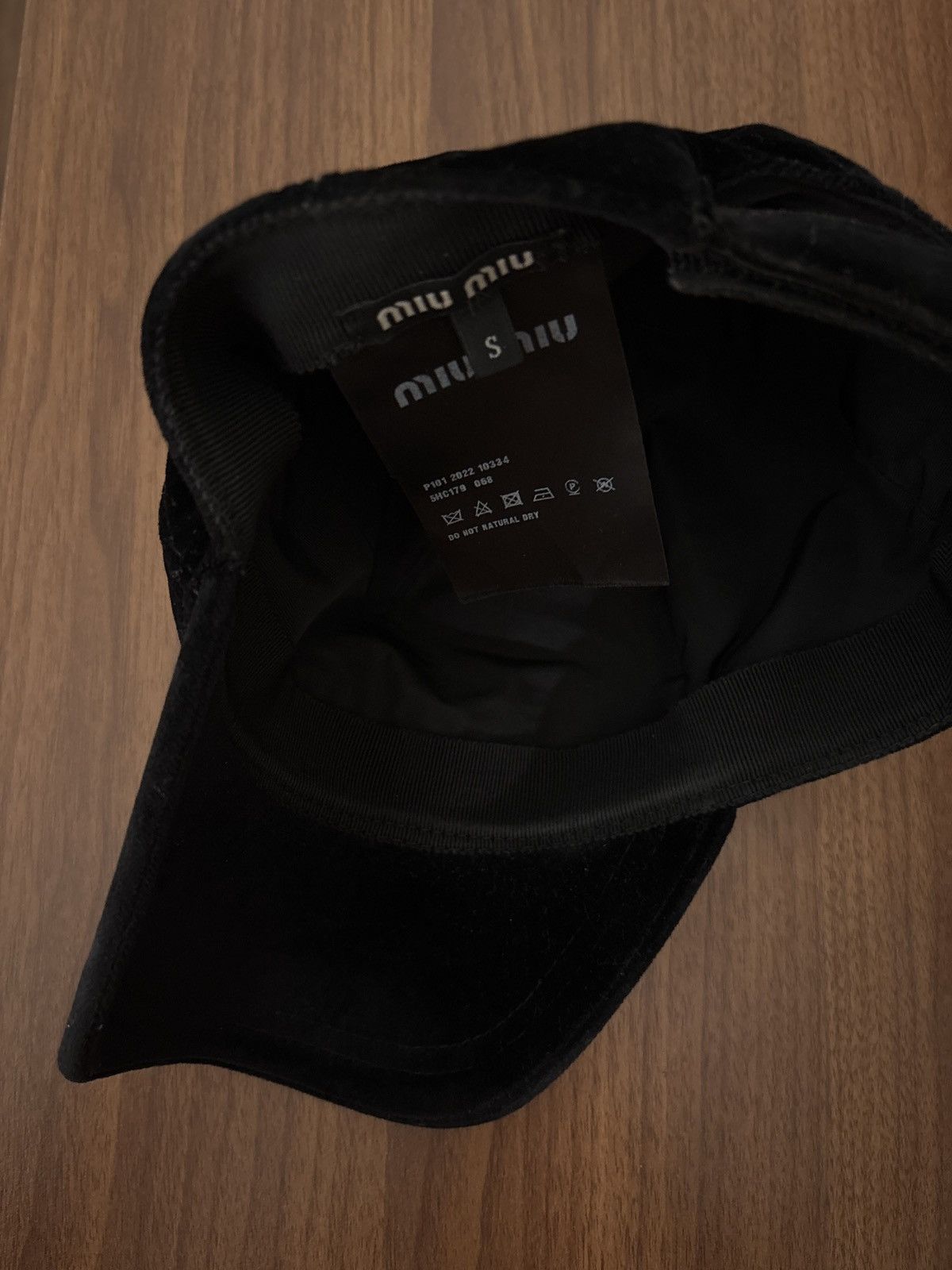 Miu Miu Miu Miu Velvet Baseball Cap Size ONE SIZE - 4 Thumbnail