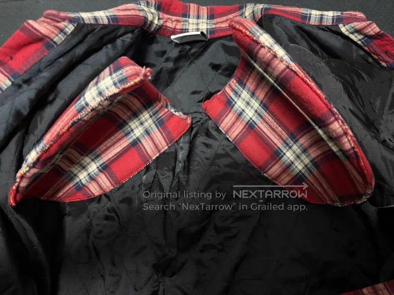 Vetements VETEMENTS Ring Shoulder Flannel Cotton Coat Size US S / EU 44-46 / 1 - 4 Thumbnail