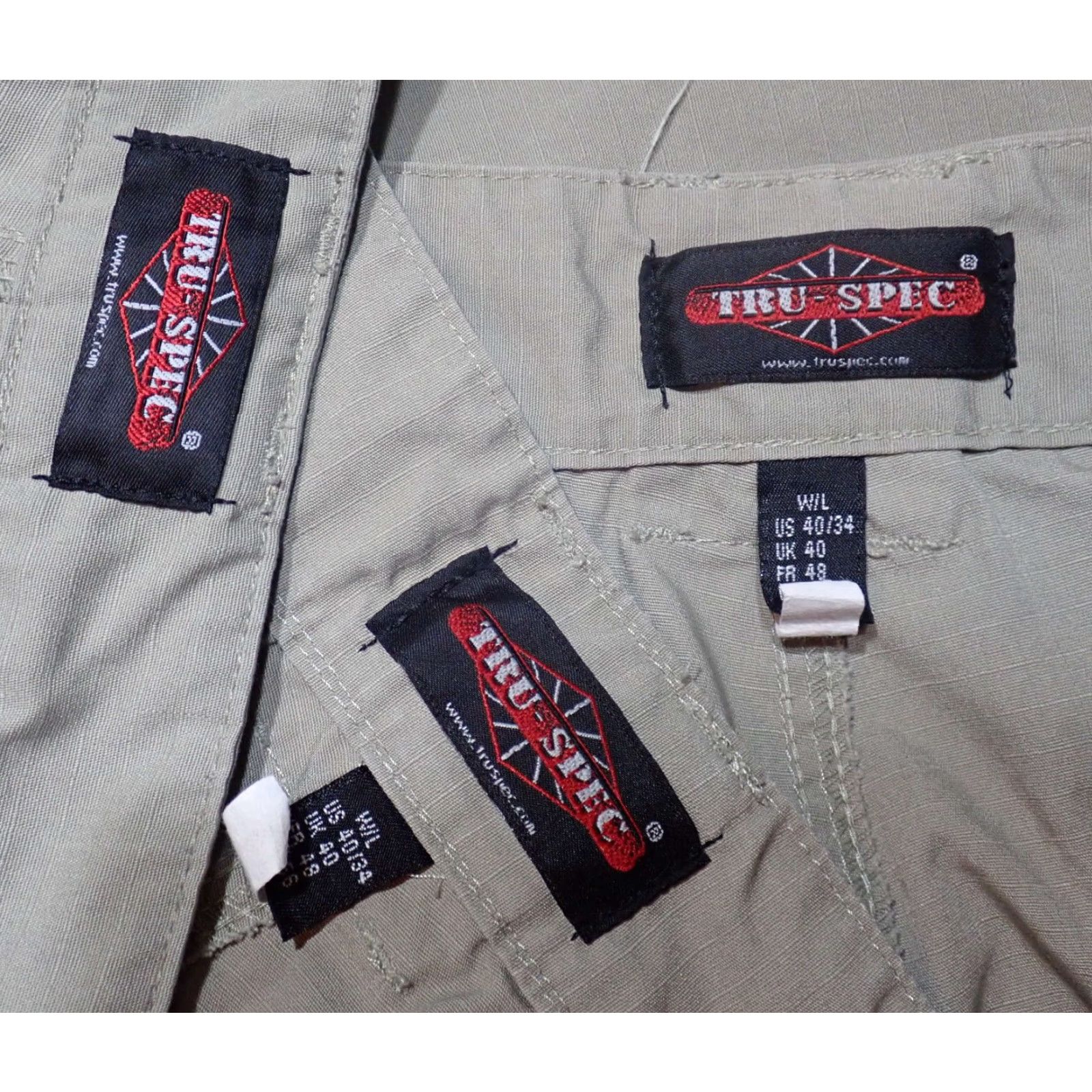 Vintage TRU-SPEC Men’s Actual Size 40x29-30 Tactical Rip-Stop Cargo Pants Lot of 3 Size US 40 / EU 56 - 3 Thumbnail