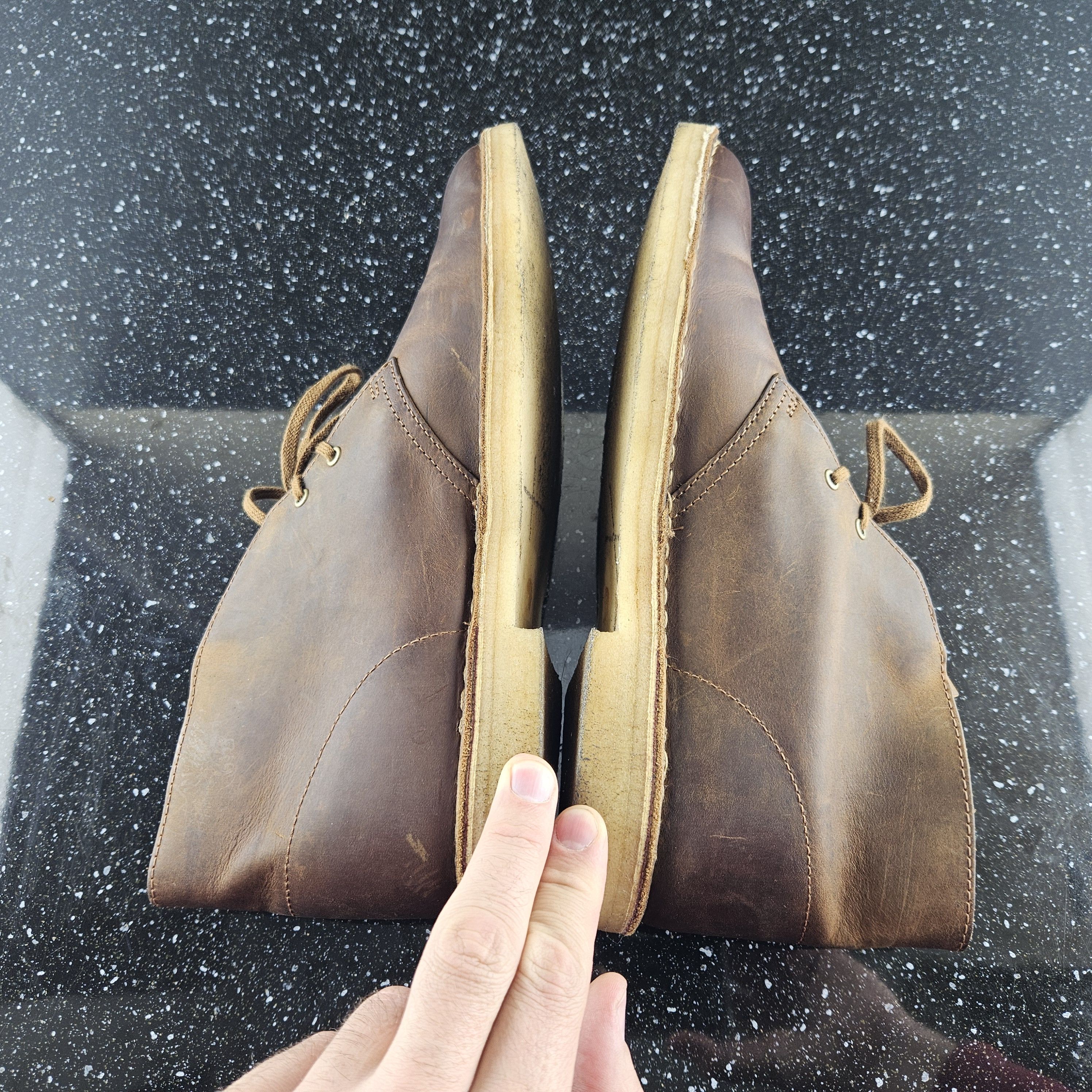 Clarks Clarks Originals Desert boots brown leather Size US 10 / EU 43 - 7 Thumbnail