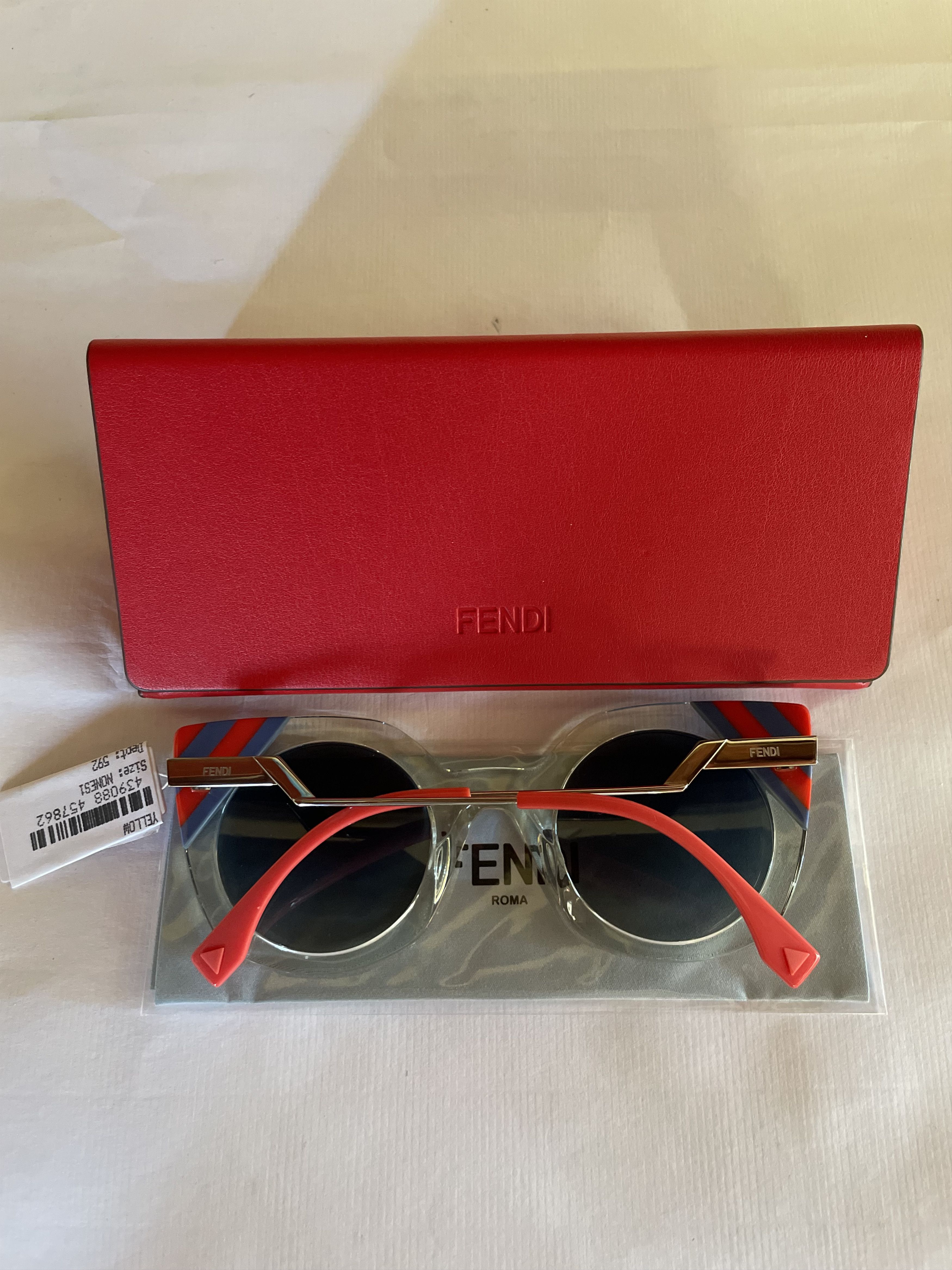 Fendi Fendi 'Waves' FF0240/S Women's Cat-Eye Sunglasses FF 0240 Size ONE SIZE - 9 Thumbnail