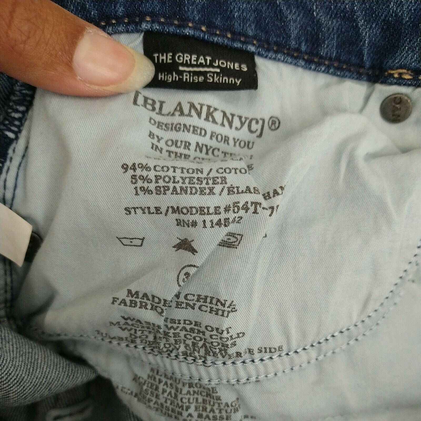 BLANKNYC BlankNyc The Great Jones Ripped Frayed Raw Hem Jeans Size 30 Size 30" / US 8 / IT 44 - 9 Thumbnail