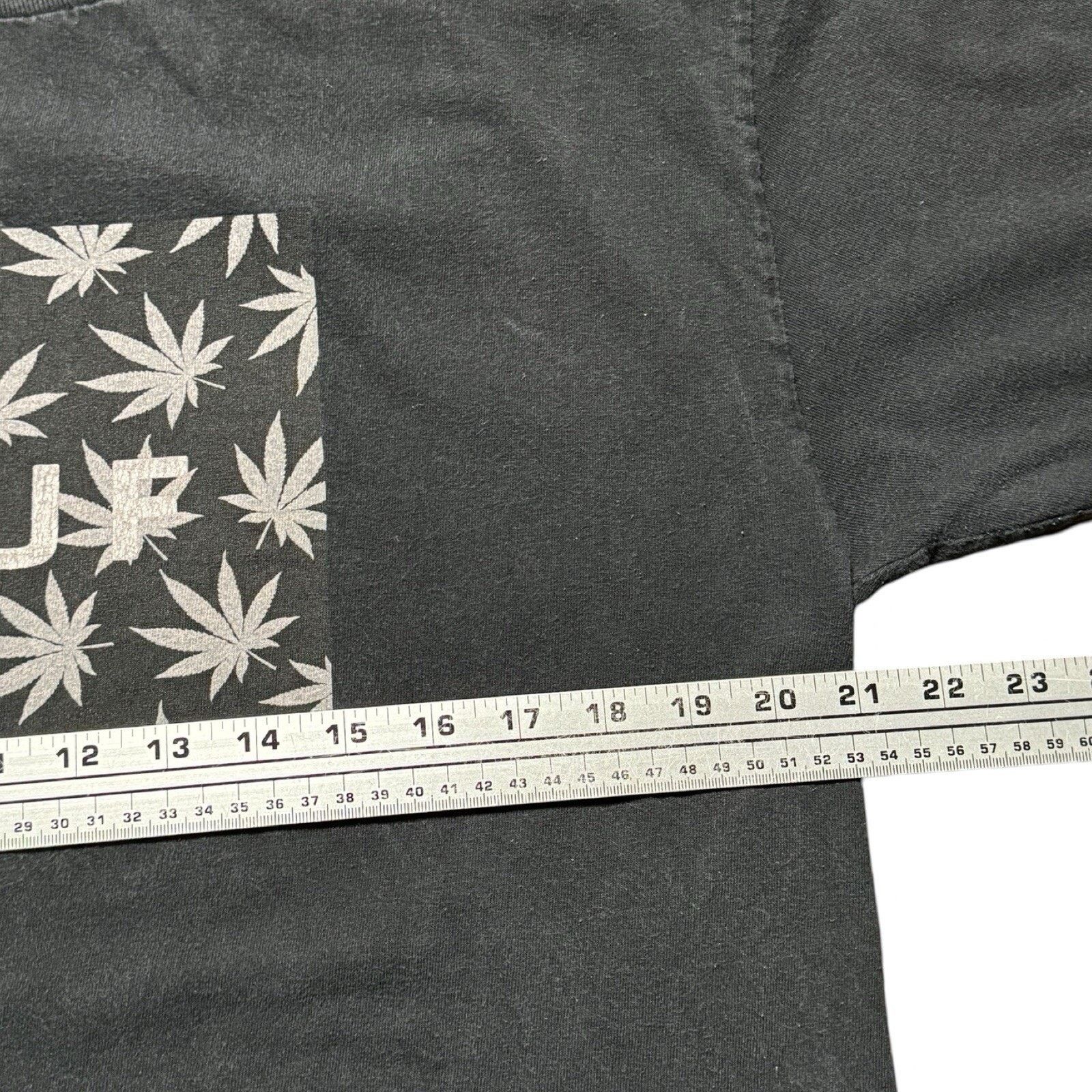Huf Vintage Y2K Huf Weed Box Logo T Shirt Black Skater Mens L Size US L / EU 52-54 / 3 - 3 Thumbnail