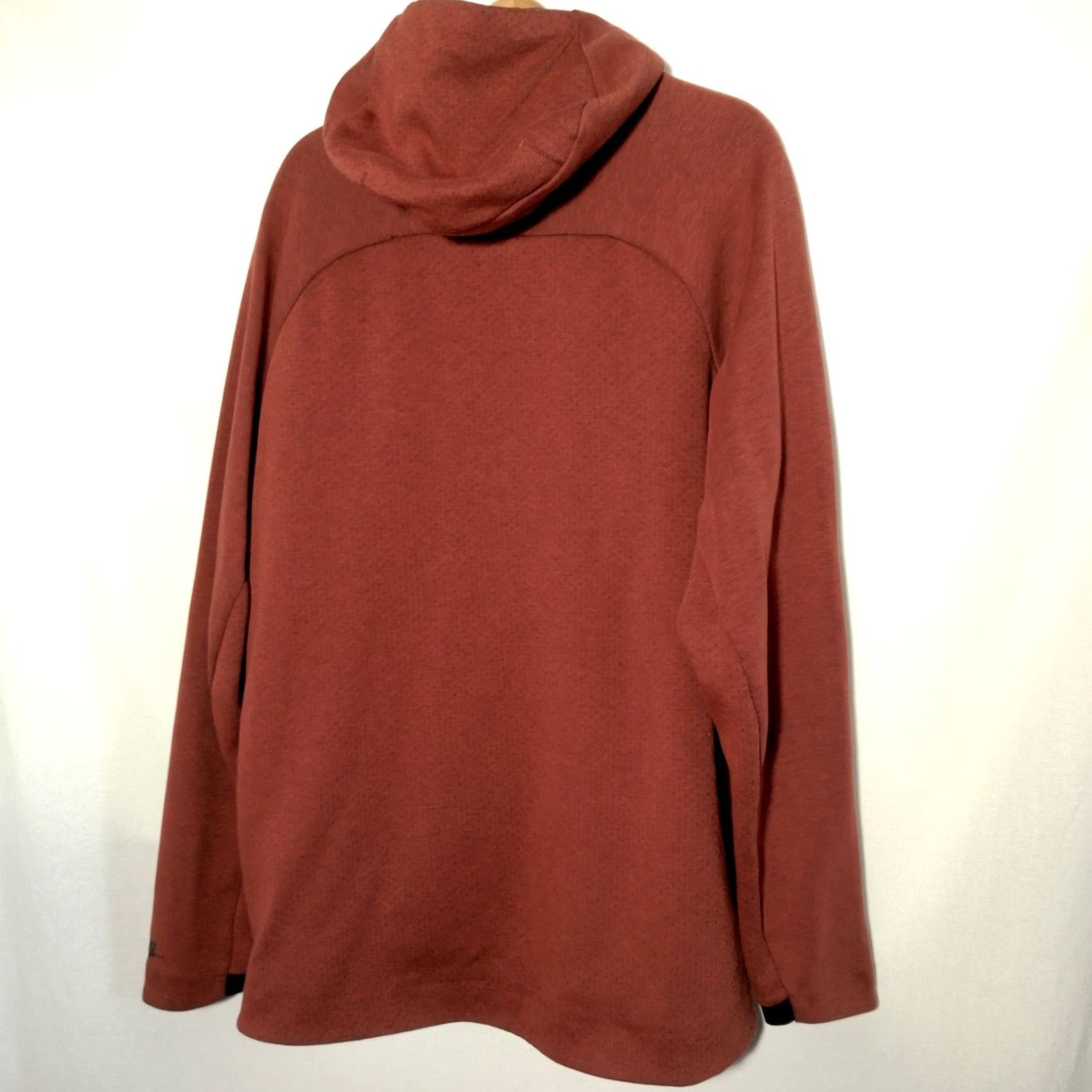 Nike Nike Tech Fleece Hoodie Men XXL Cayenne 2 Way Zipper Full Zip Sweatshirt Pocket Logo Sportswear Size US XXL / EU 58 / 5 - 4 Thumbnail