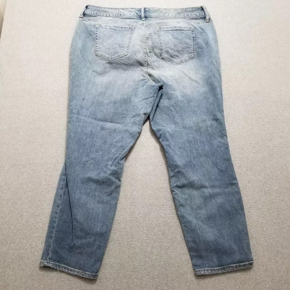 Torrid Torrid Jeans Womens 18 Boyfriend 40x27 Stretchy Distressed Size 40" / US 18 - 2 Thumbnail