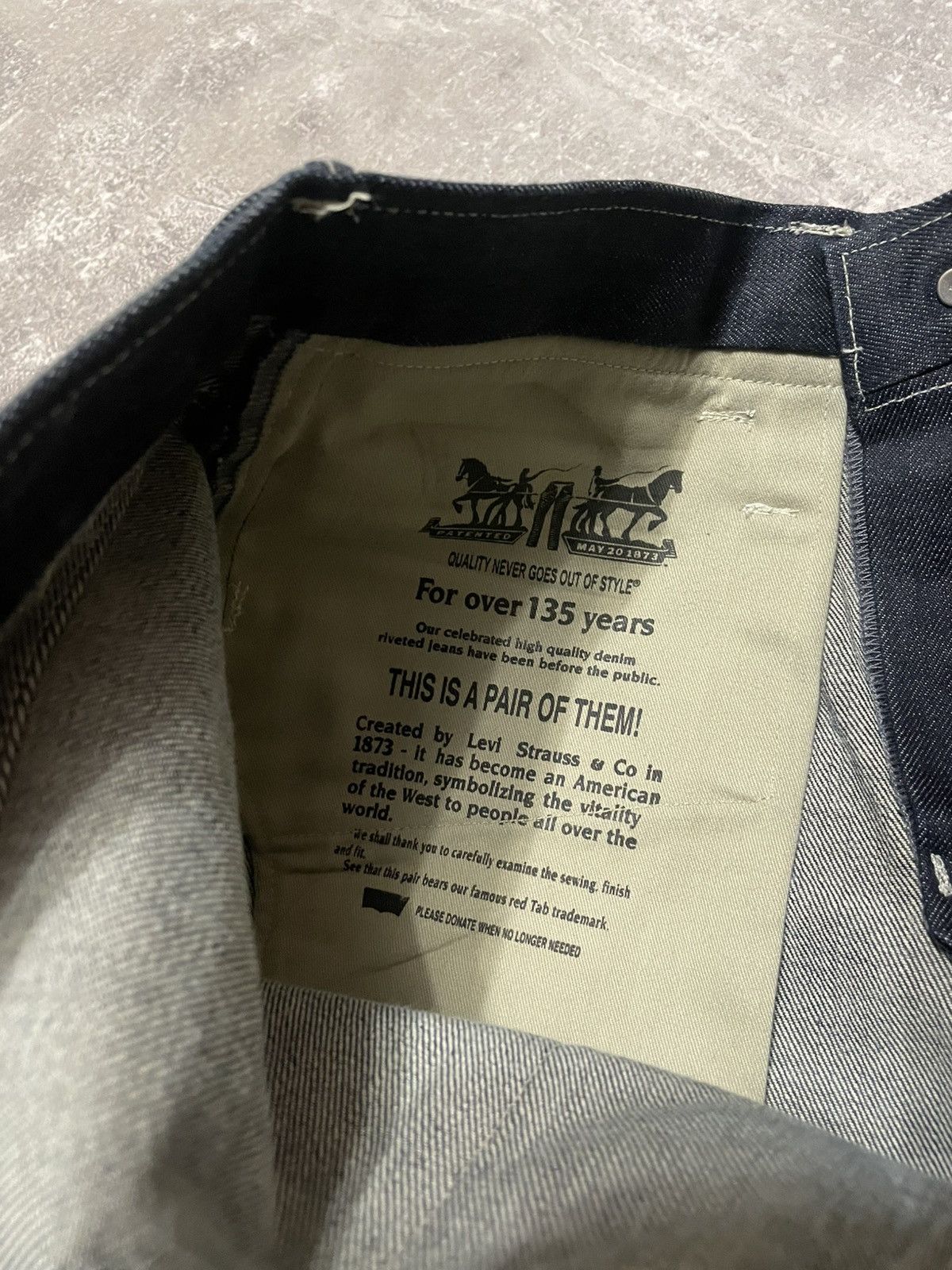 Levi's Vintage Levis Black Tab Distressed Heavy Denim Jeans 32/34 Size US 32 / EU 48 - 20 Thumbnail
