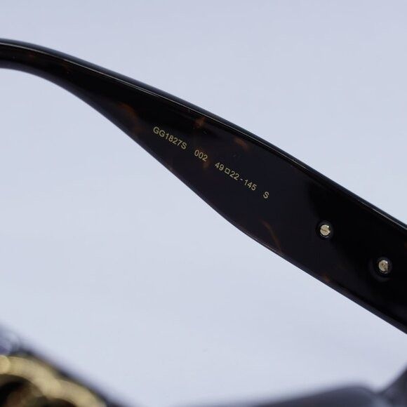 Gucci 🕶️ New Gucci GG1827S 002 Sunglasses - Dark Havana Frame Size ONE SIZE - 6 Thumbnail