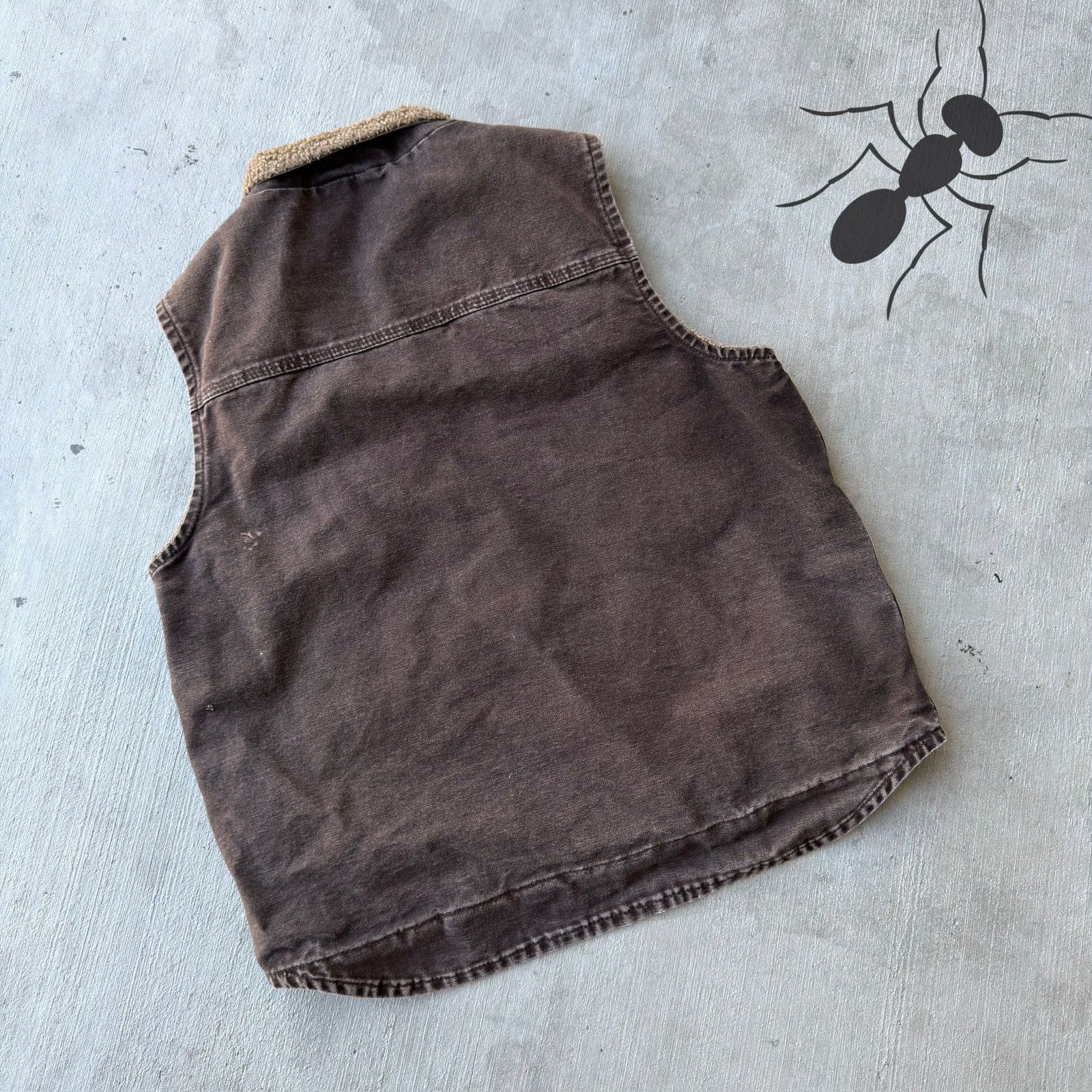 Carhartt × Vintage Carhartt V33 DKB brown work wear vest Size US M / EU 48-50 / 2 - 5 Thumbnail
