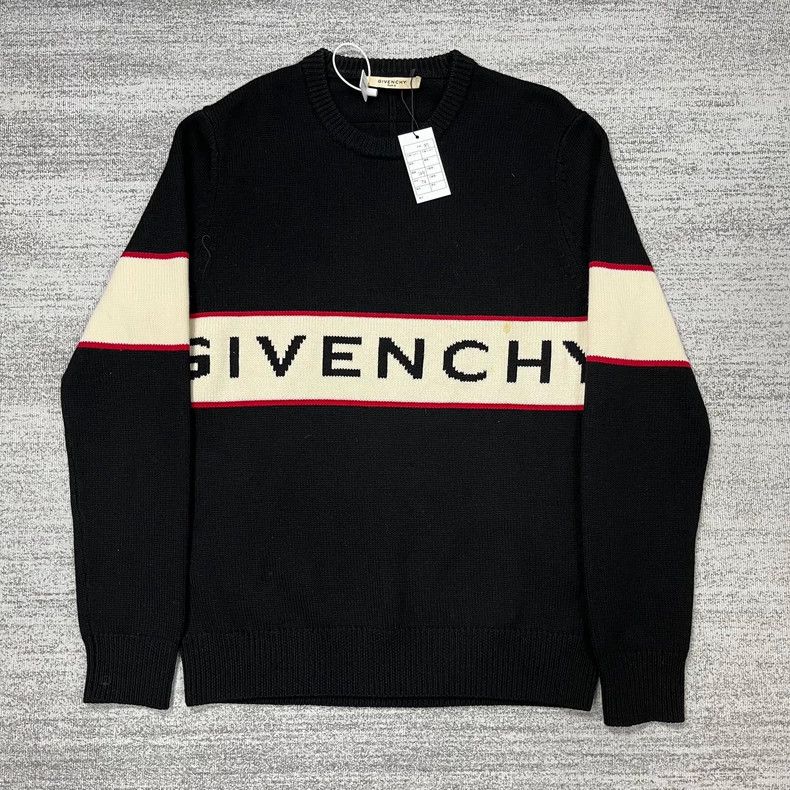 Givenchy Givenchy Letter Logo Wool Sweater Size US M / EU 48-50 / 2 - 1 Thumbnail