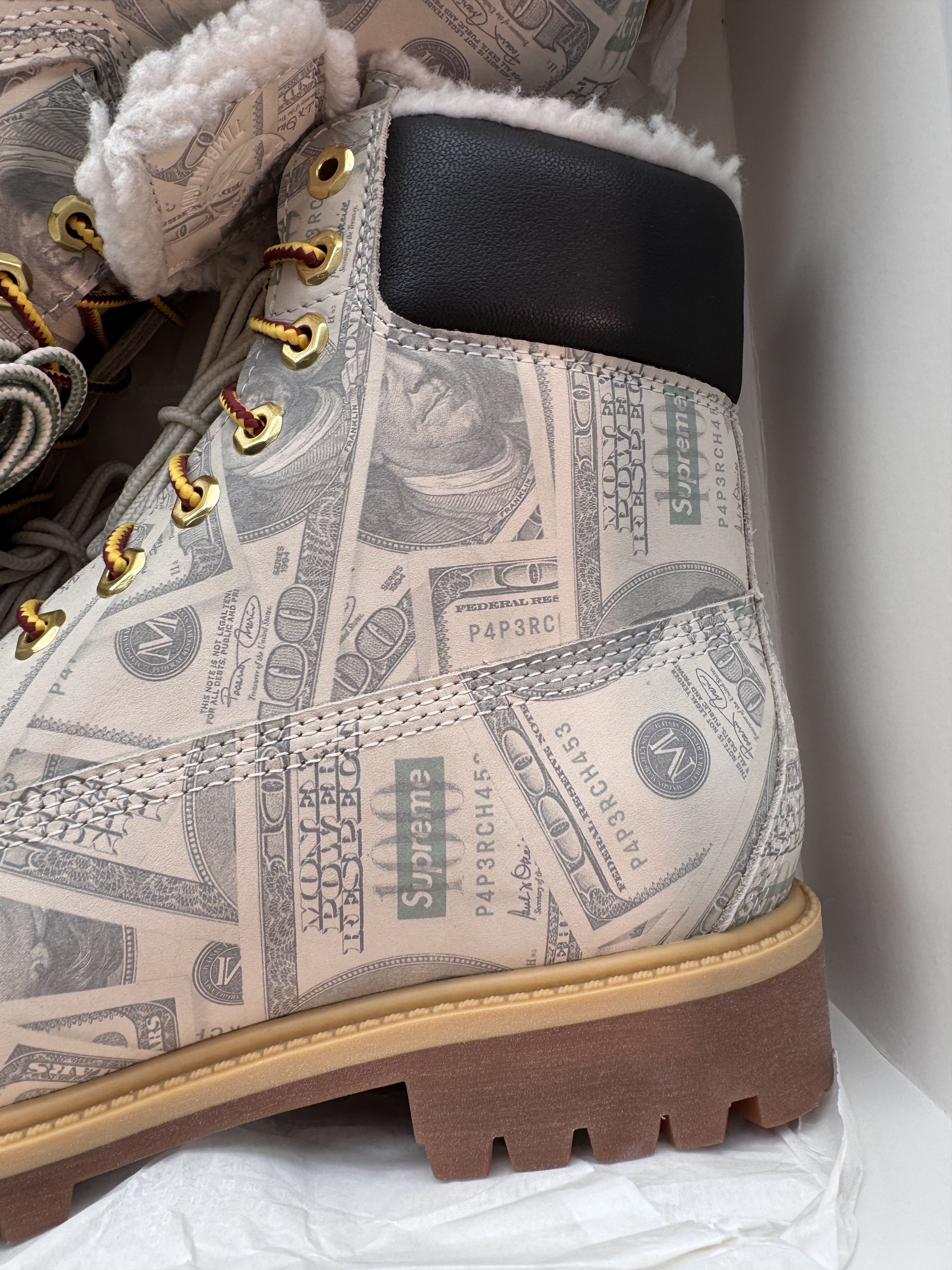 Maison Margiela × Supreme Supreme MM6 Maison Margiela Timberland Money Boots Size US 8.5 / EU 41-42 - 2 Thumbnail