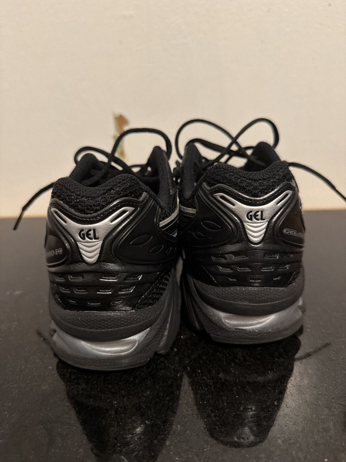 Asics Asics gel kayano 14 black/puresilver Size US 9 / EU 42 - 4 Thumbnail