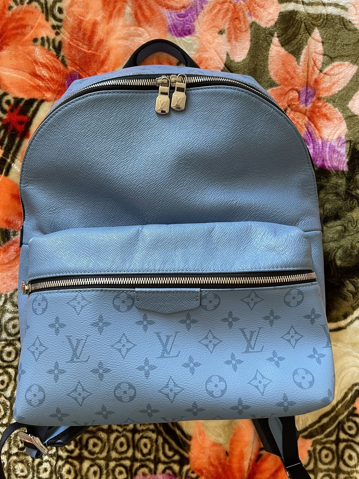 image of Louis Vuitton Discovery Bag in Blue, Men's