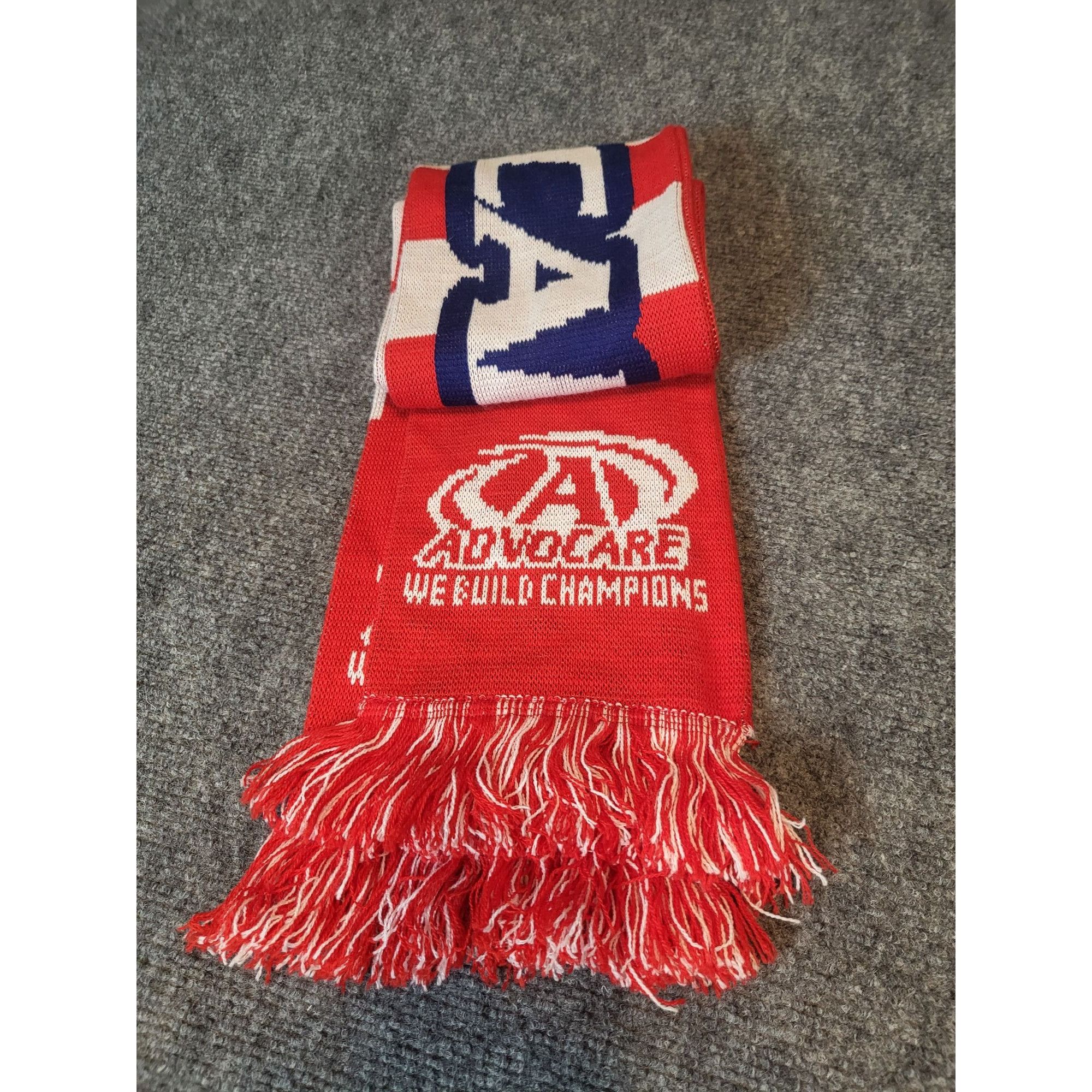 Chelsea Soccer AdvoCare Scarf We Build Champions Major League Soccer MLS Sp Size ONE SIZE - 6 Thumbnail