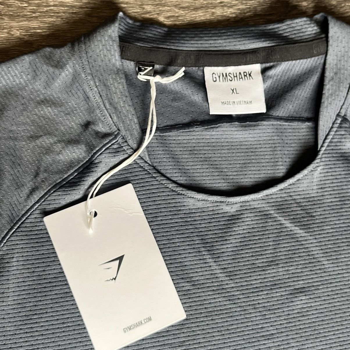 Gymshark New Gymshark Speed T-Shirt Titanium Blue Gym Athletic Wear Size US XL / EU 56 / 4 - 6 Thumbnail