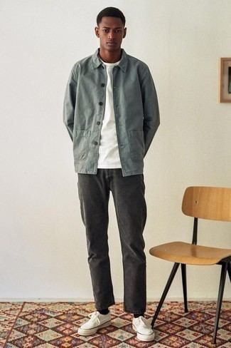 Le Laboureur × Vetra × Vintage Rare 70s Worker German collared button jacket Size US L / EU 52-54 / 3 - 15 Thumbnail