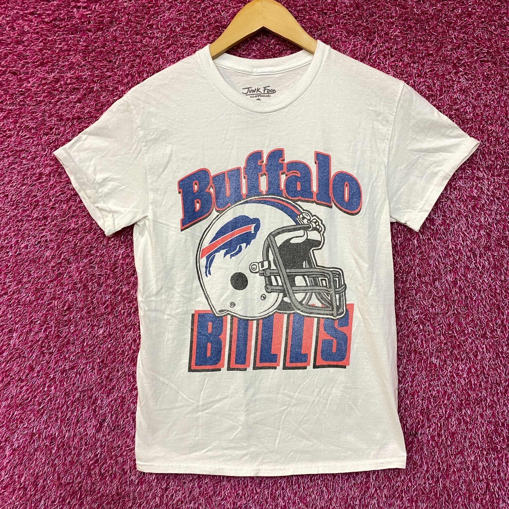 Junk Food NFL Junk Food Buffalo Bills White Shirt Helmet Logo XS Size US XS / EU 42 / 0 - 1 Thumbnail