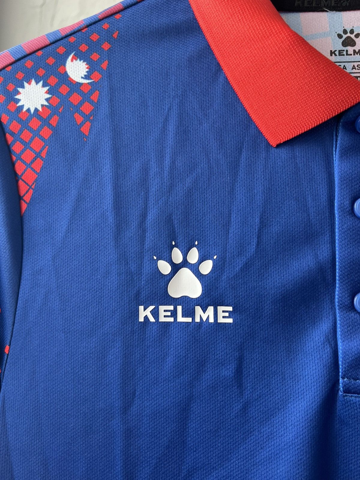 Other NEW! 2022/23 NEPAL TEAM WORLD CUP CRICKET SHIRT JERSEY KELME Size US M / EU 48-50 / 2 - 7 Thumbnail