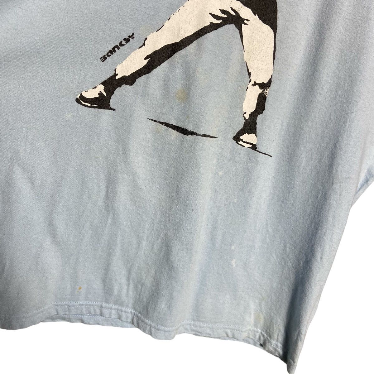 Vintage Banksy Flower Art Tee