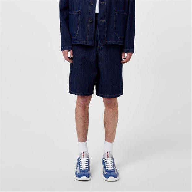Prada PRADA Light Denim Bermudas - XL Size US 34 / EU 50 - 2 Thumbnail