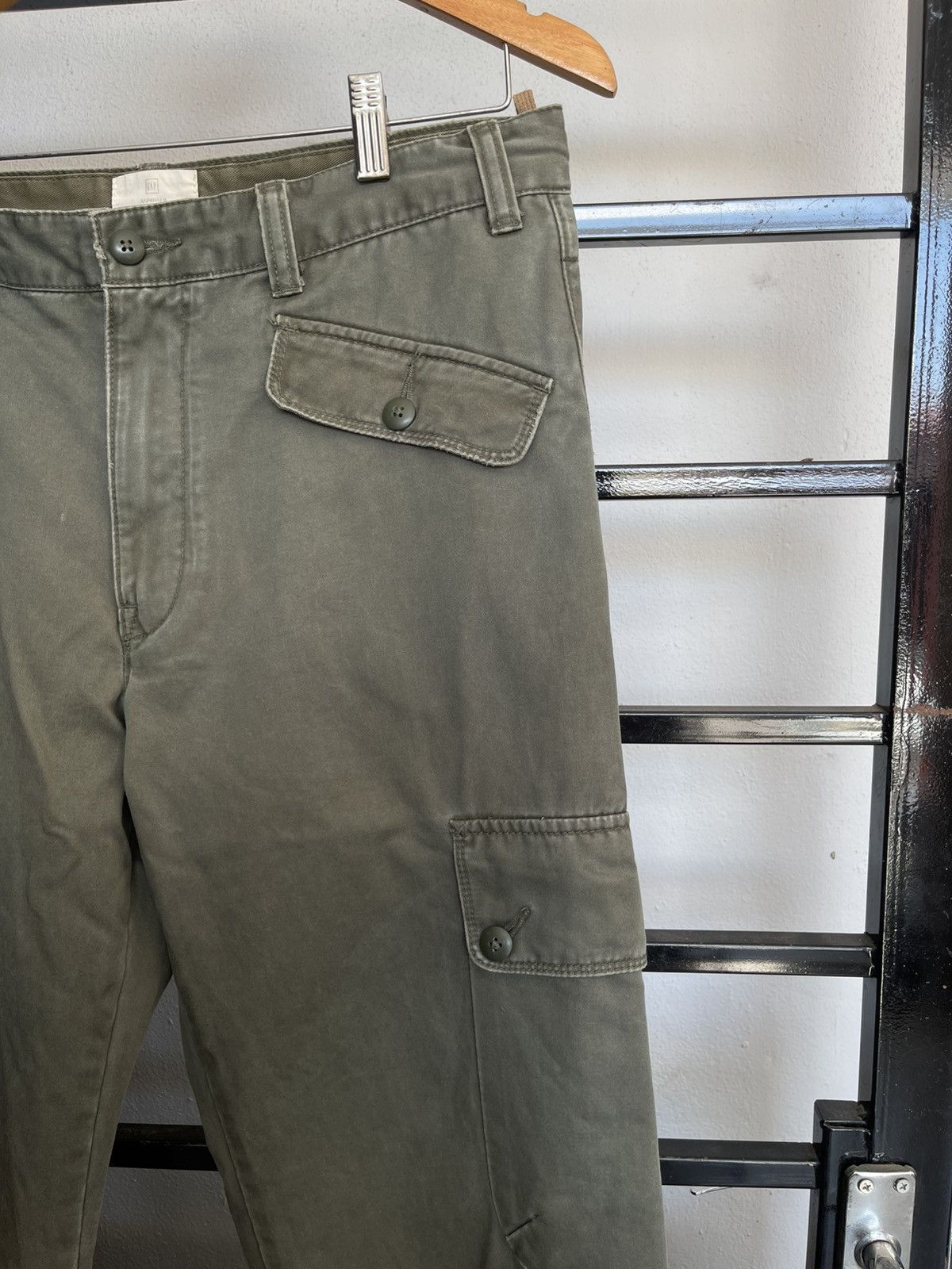 Gap Vintage Gap Khakis Cargo Military Style Size US 34 / EU 50 - 2 Thumbnail