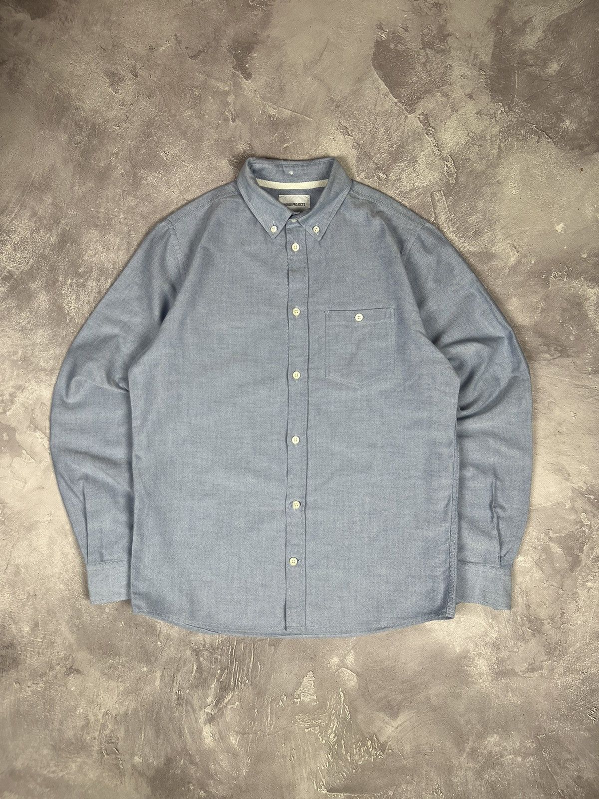 Norse Projects Norse Project Anton Oxford light blue shirt Size US S / EU 44-46 / 1 - 1 Thumbnail