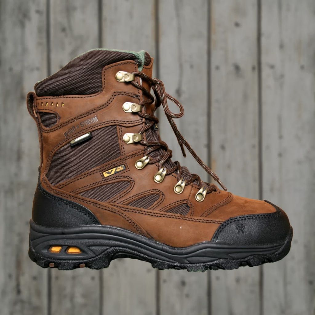 Vintage WOOD N' STREAM Instinct VGS 800g Insulated Boots Men's Sz. 8W Brown Leather Cordura Waterproof Hiking Boot Size US 8 / EU 41 - 1 Thumbnail