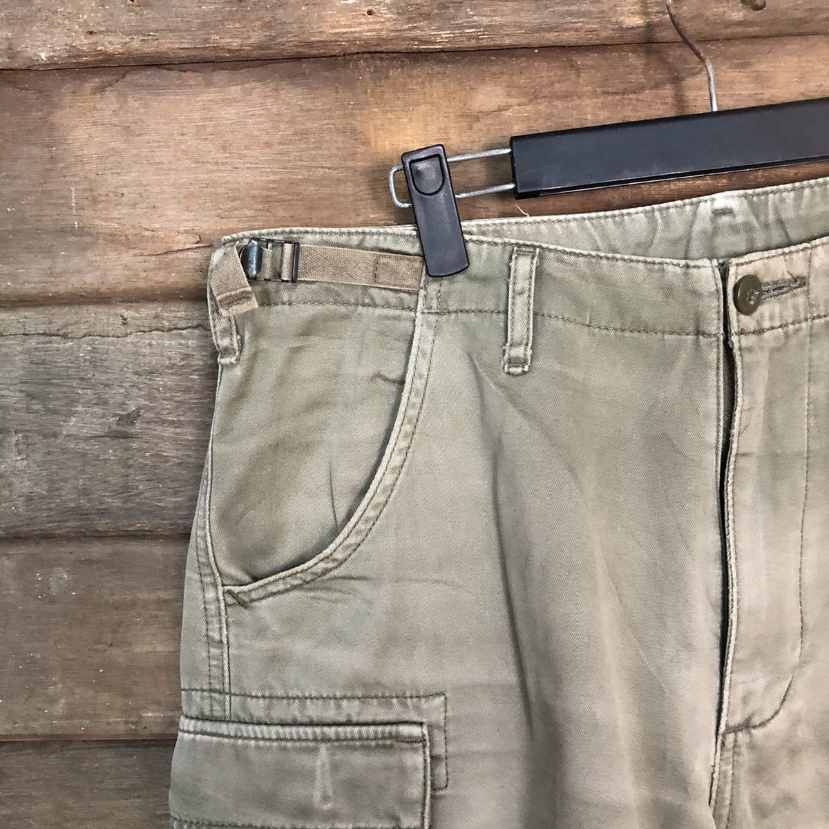 Alpha Industries DL Alpha Industries Brown Cargo Multipocket Pants #S2786 Size US 32 / EU 48 - 4 Thumbnail