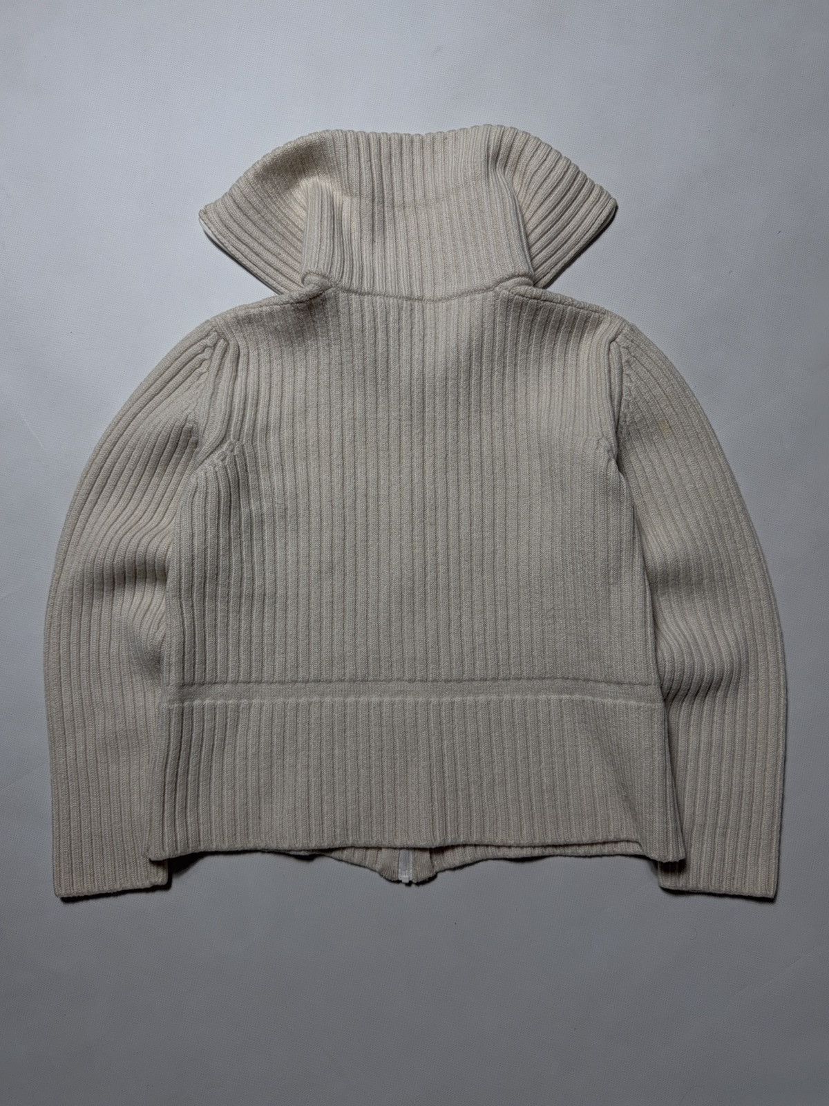 Prada Vintage Prada red tab ribbed wool zip sweater Size XS / US 0-2 / IT 36-38 - 6 Thumbnail
