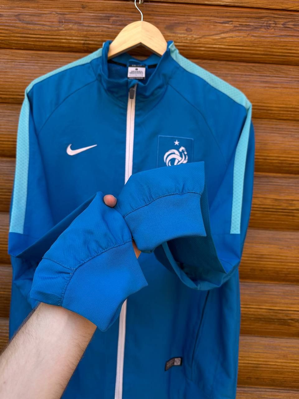 Nike Nike Jacket France Soccer Full Zip Track Top Football Size US L / EU 52-54 / 3 - 4 Thumbnail