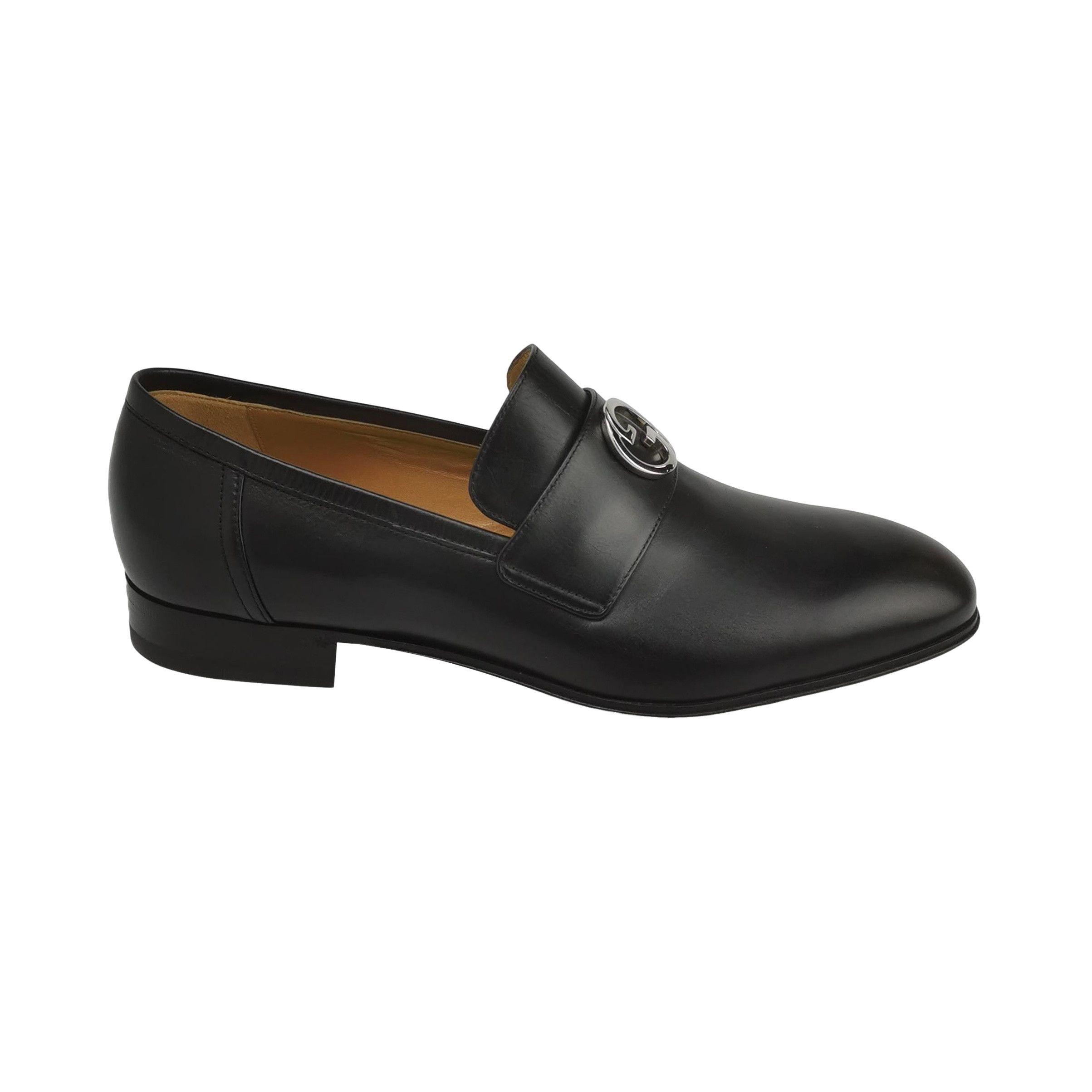 Gucci Gucci Interlocking G Leather Loafers Size 8.5 Size US 9 / EU 42 - 1 Thumbnail