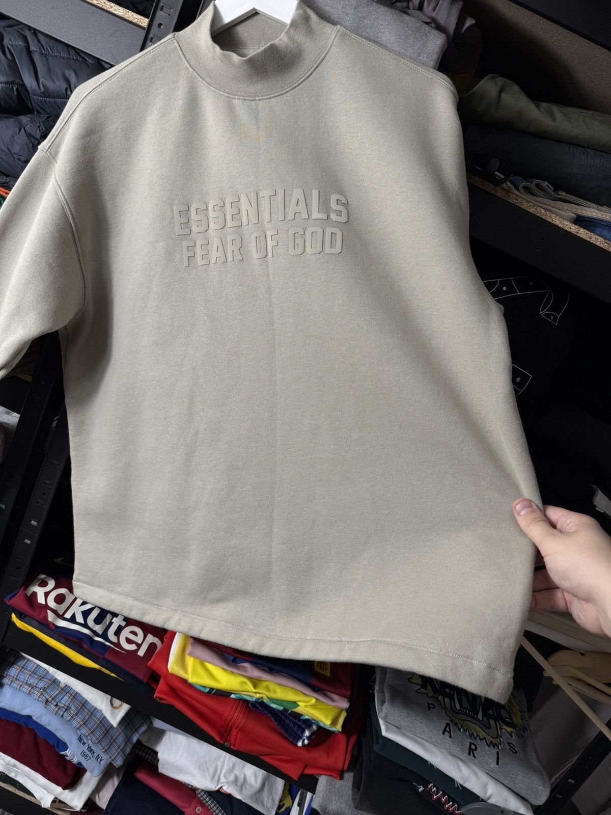 Fear of God Fear Of God Essentials Crewneck Sweatshirt Beige Oversized Size US XS / EU 42 / 0 - 11 Thumbnail