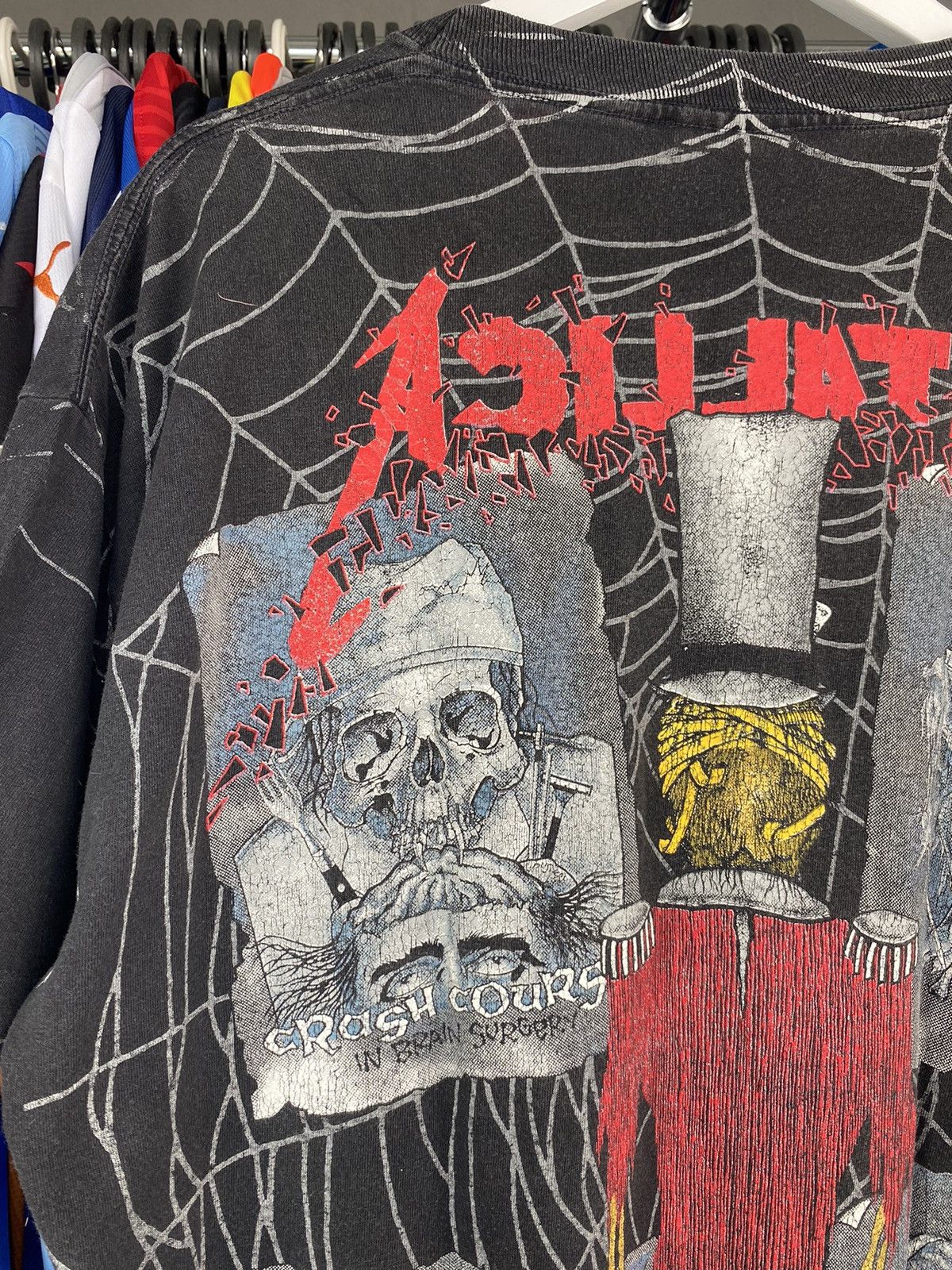Band Tees VINTAGE BROCKUM METALLICA 1992 DAMAGE INC ALL OVER PRINT Size US XL / EU 56 / 4 - 13 Thumbnail