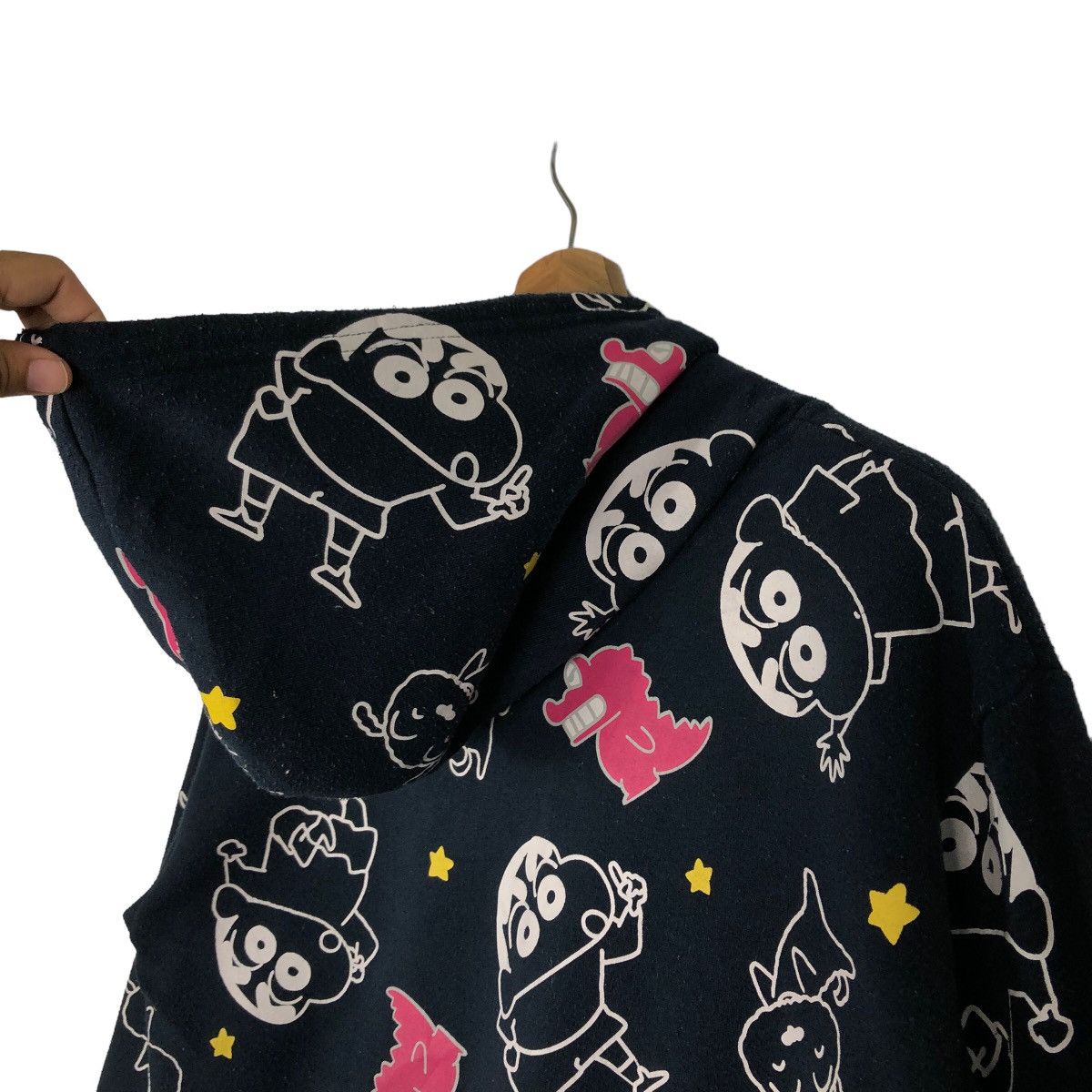 Japanese Brand 🔥90’s Vintage Cartoon Drama Shin Chan Japan Hoodie Big Logo Size US L / EU 52-54 / 3 - 9 Thumbnail