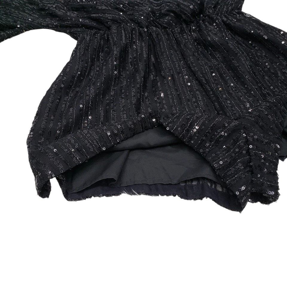 BB Dakota BB Dakota Sequin Romper Women XS V-Neck Kimono Sleeves Lined Size 26" / US 2 / IT 38 - 8 Thumbnail