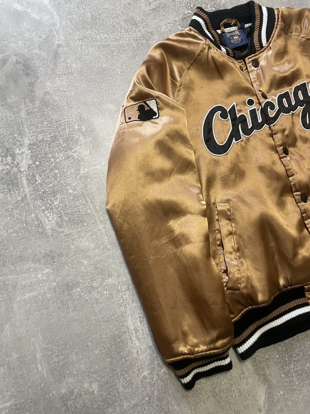 Majestic Vintage Chicago White Sox Majestic Baseball Bomber Jacket Size US S / EU 44-46 / 1 - 4 Thumbnail