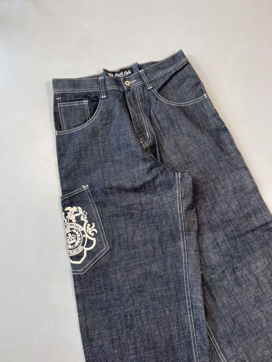 Southpole Vintage southpole crazy glittered printed baggy fit denim Size US 33 - 10 Thumbnail