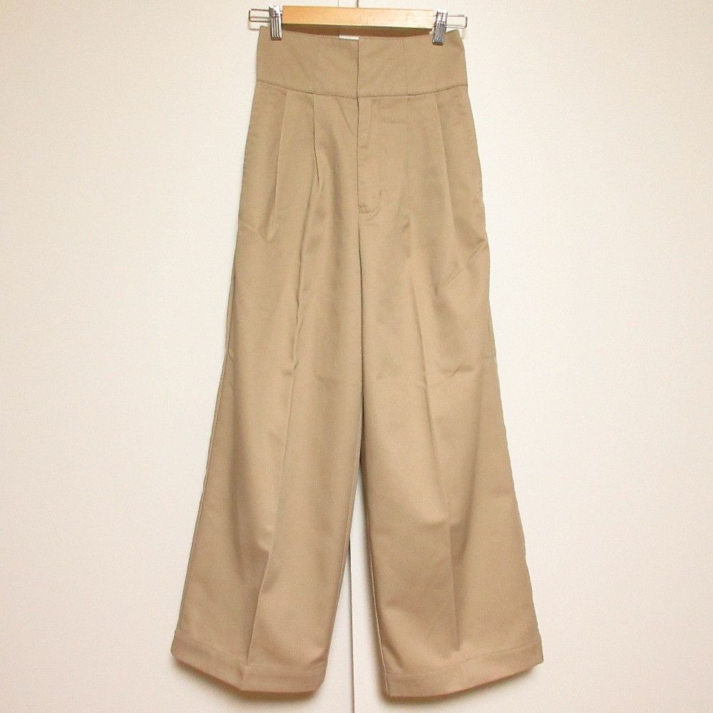 Other Other FRAY I.D Two Tuck Wide Twill Pants Textile Pants FWFP254805 DUTY FREE for USA Size ONE SIZE - 1 Thumbnail