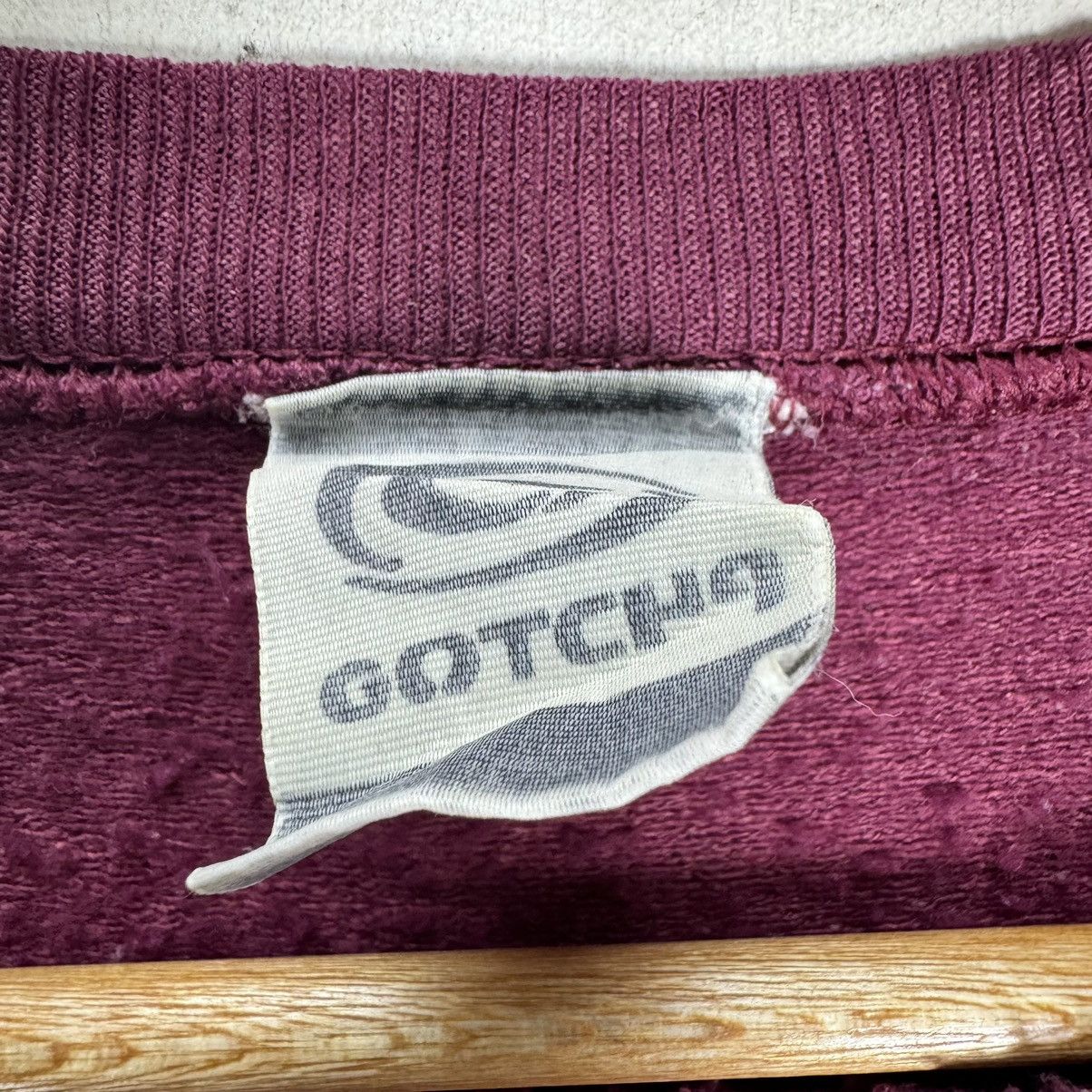 Gotcha × Vintage ❄️VTG 90s GOTCHA SURF SWEATSHIRT CREWNECK Size US L / EU 52-54 / 3 - 8 Thumbnail