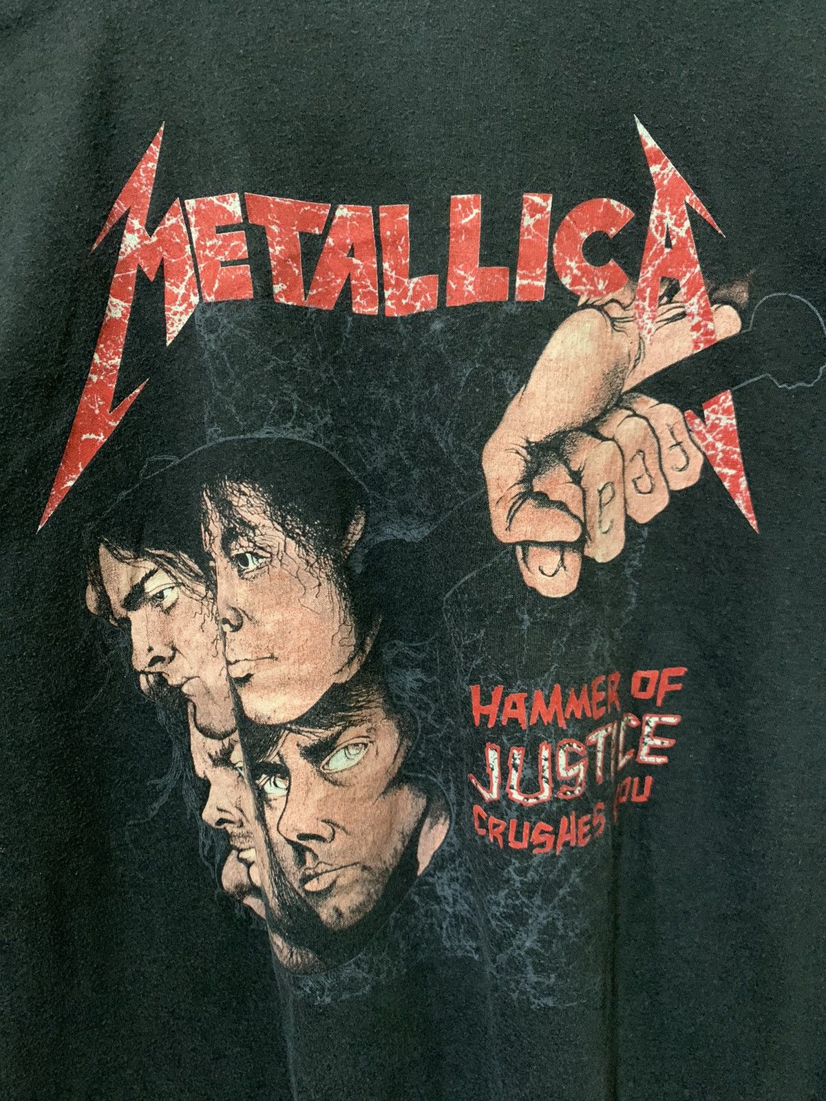Metallica Vintage 80s Metallica And Justice For All Size US L / EU 52-54 / 3 - 9 Thumbnail