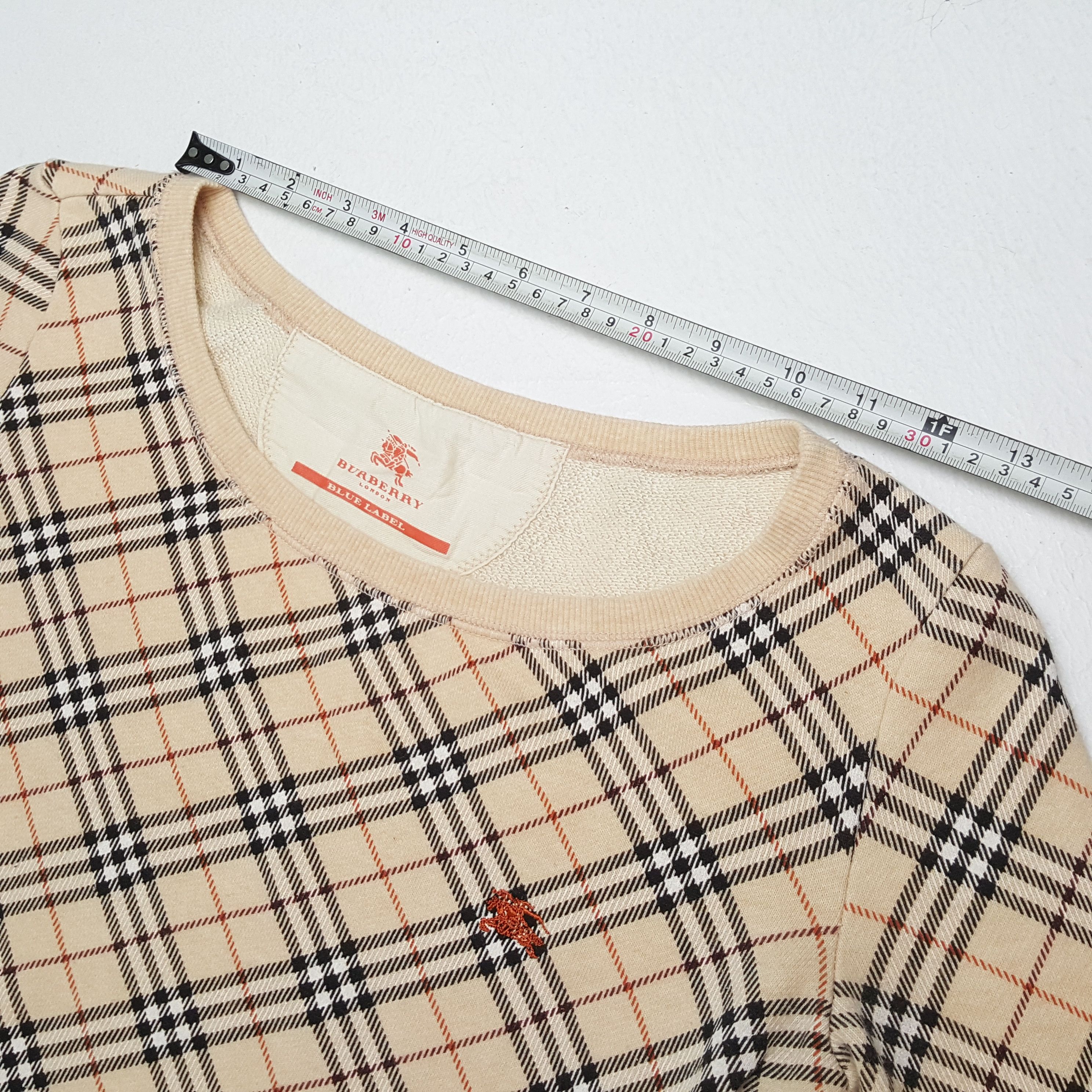 Burberry × Japanese Brand × Vintage Vintage BURBERRY LONDON BLUE LABEL Brand Sweatshirts Size XS / US 0-2 / IT 36-38 - 4 Thumbnail