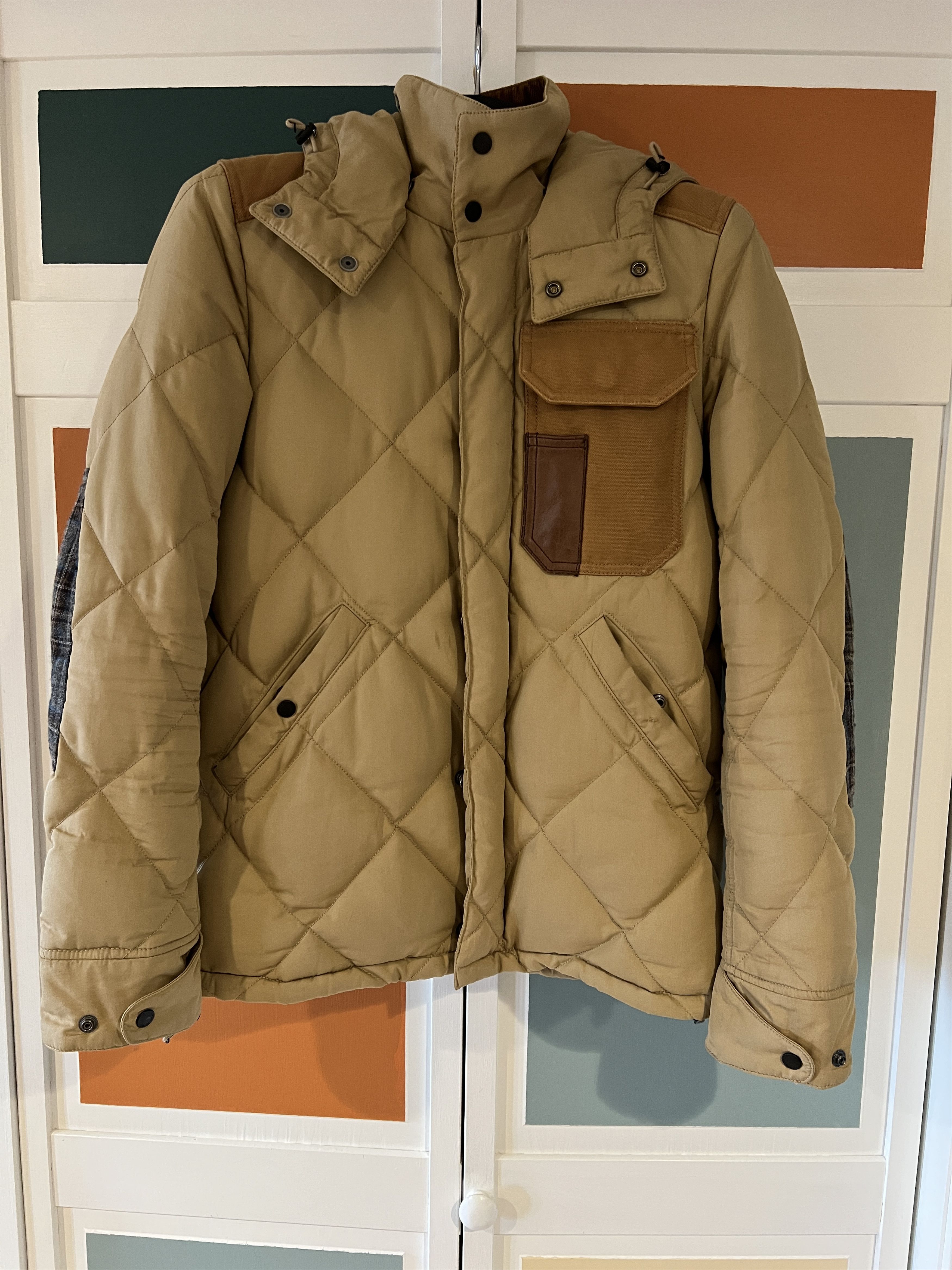 Duvetica × Junya Watanabe Quilted Patchwork Down Jacket Size US S / EU 44-46 / 1 - 2 Thumbnail