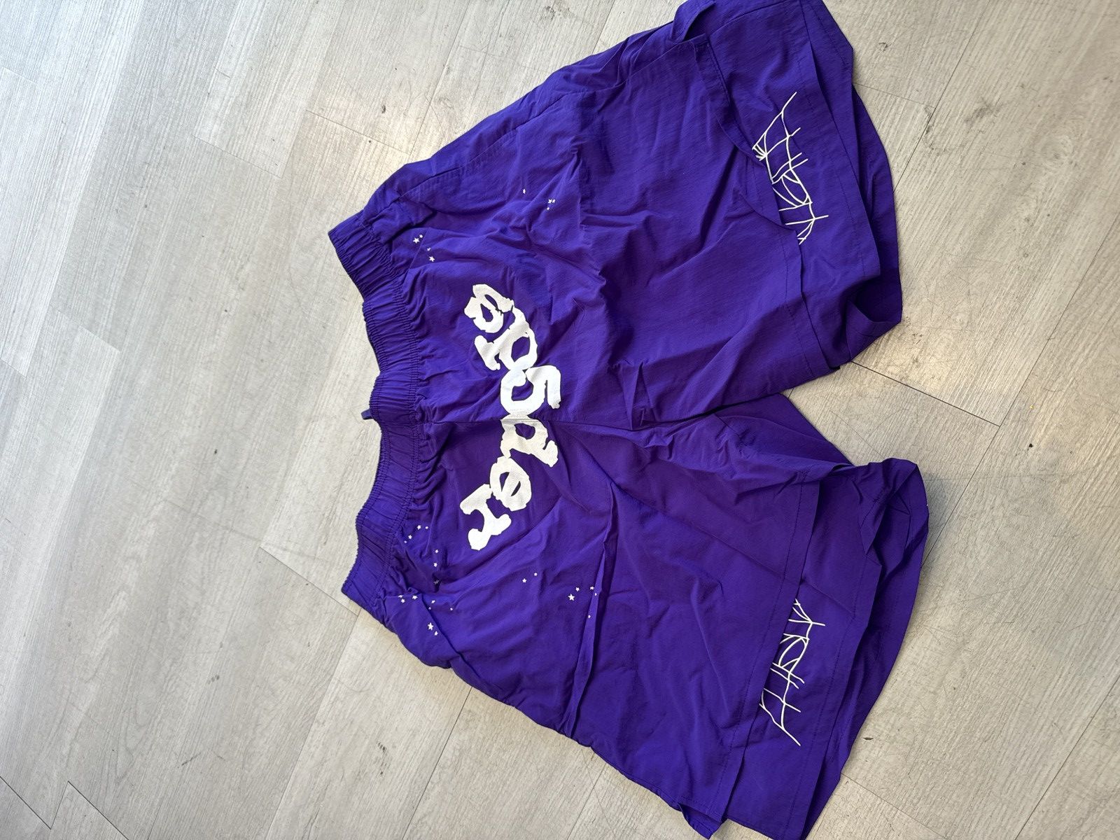 Sp5der Sp5der worldwide soccer shorts purple Size US 38 / EU 54 - 1 Thumbnail