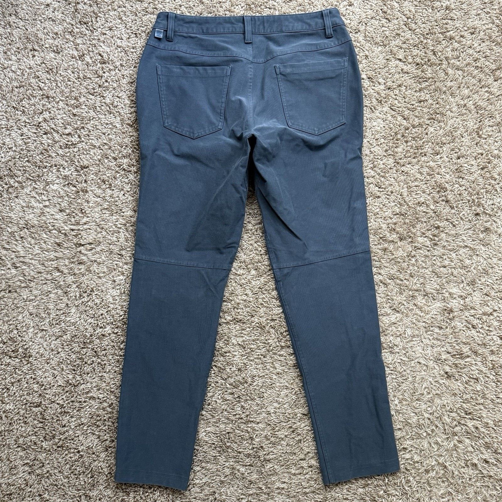 Lululemon LuluLemon Cotton 5 Pocket ABC Pants Chino Athletic Slim Blue Size US 30 / EU 46 - 2 Thumbnail