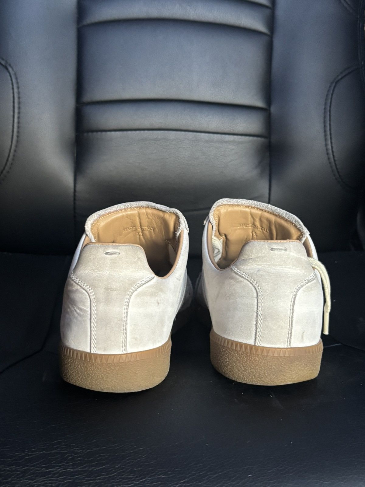 Maison Margiela Maison Margiela GAT Replica Paint Splatter White Size US 10 / EU 43 - 6 Thumbnail