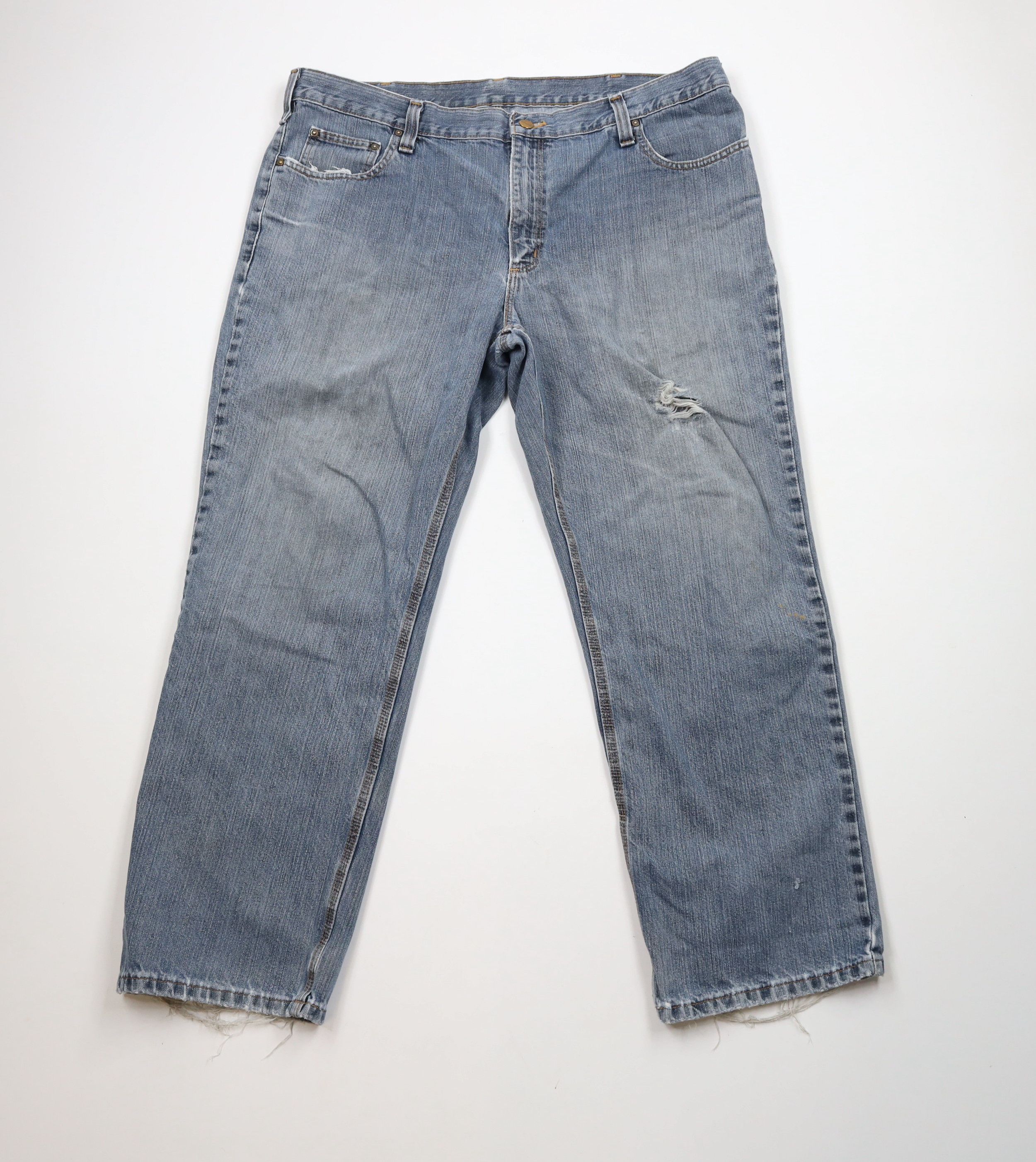 Carhartt × Vintage Vintage Y2K Carhartt Spell Out Relaxed Fit Denim Jeans Size US 40 / EU 56 - 1 Thumbnail