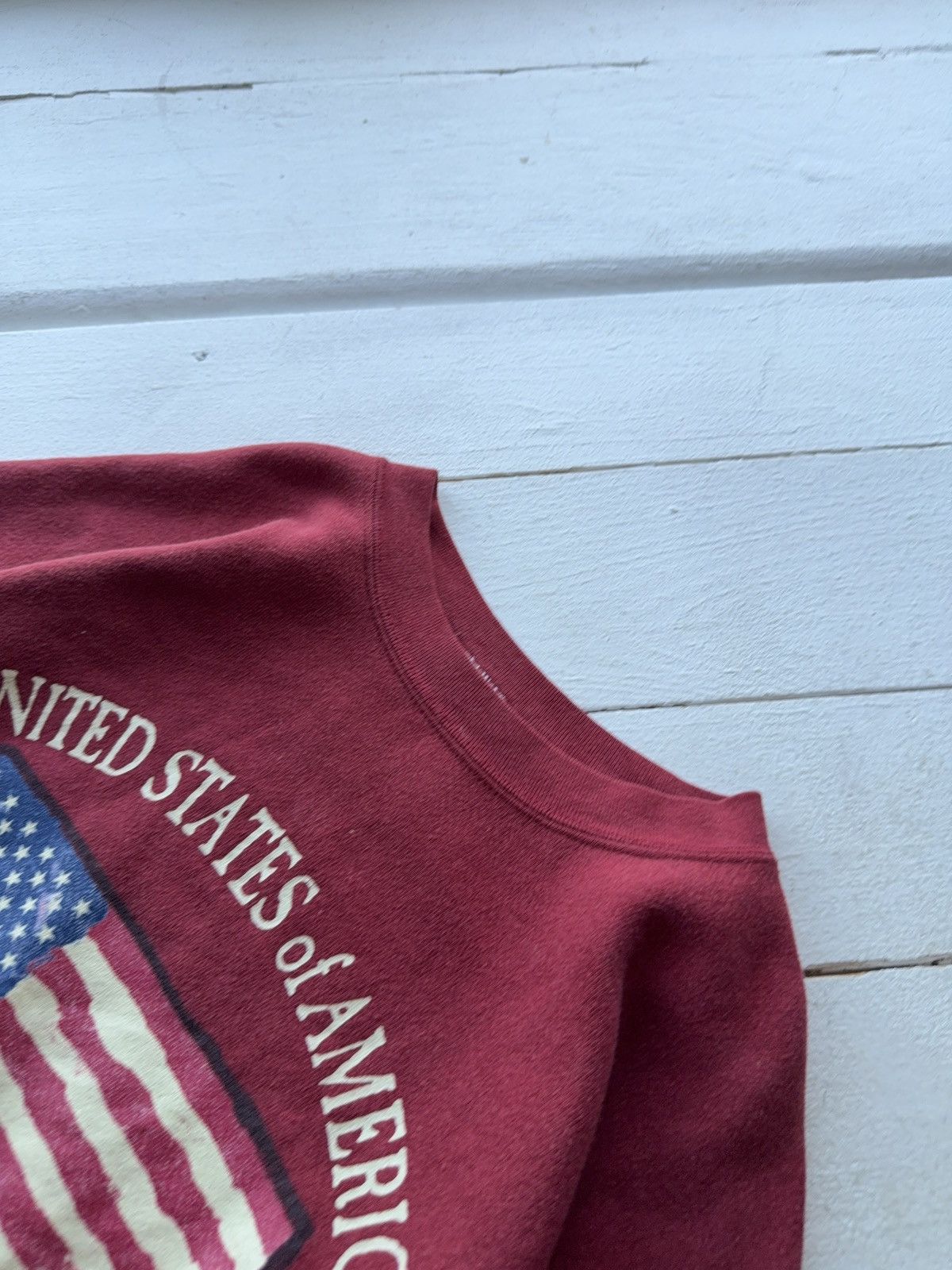 Vintage Vintage 90s USA 🇺🇸 United We Stand Patriot Sweatshirt Size US L / EU 52-54 / 3 - 7 Thumbnail