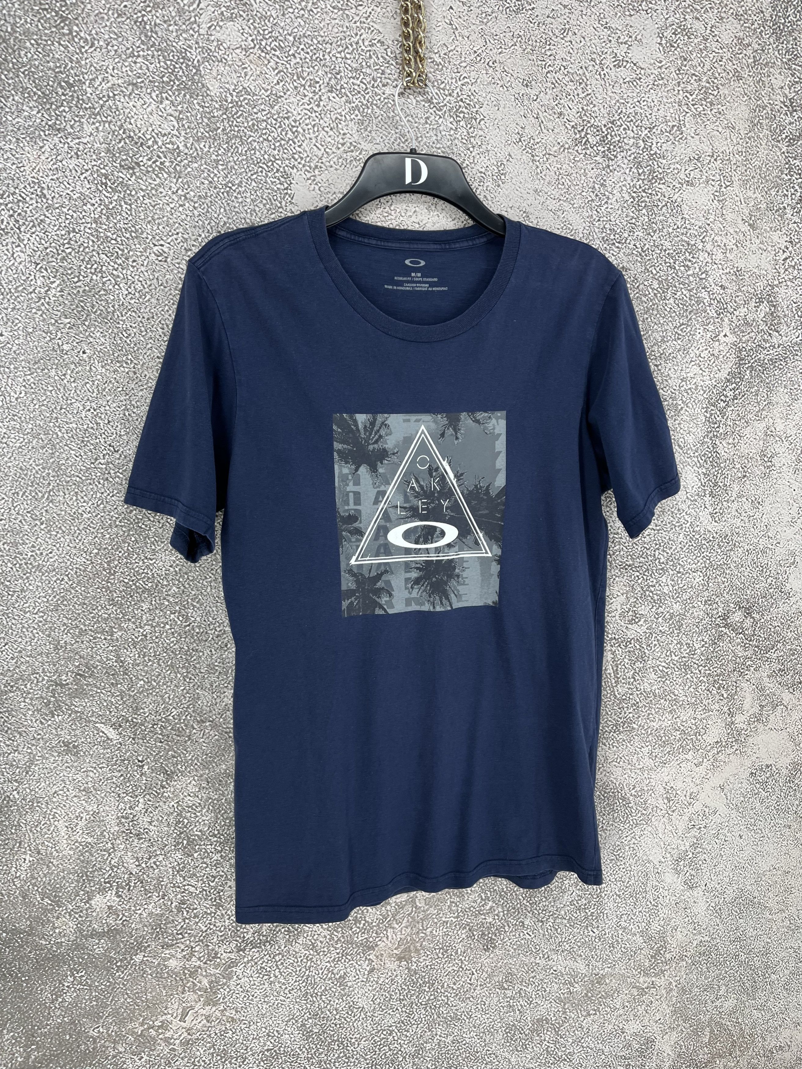 Oakley Oakley Pyramid Palm Tree Shirt Size M Surf Skate Blue Size US M / EU 48-50 / 2 - 2 Thumbnail