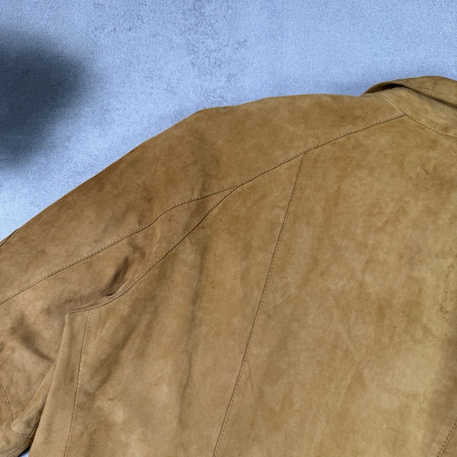 Dolce & Gabbana Dolce Gabbana Men Leather Suede Jacket Beige Size 50 Size US M / EU 48-50 / 2 - 21 Thumbnail