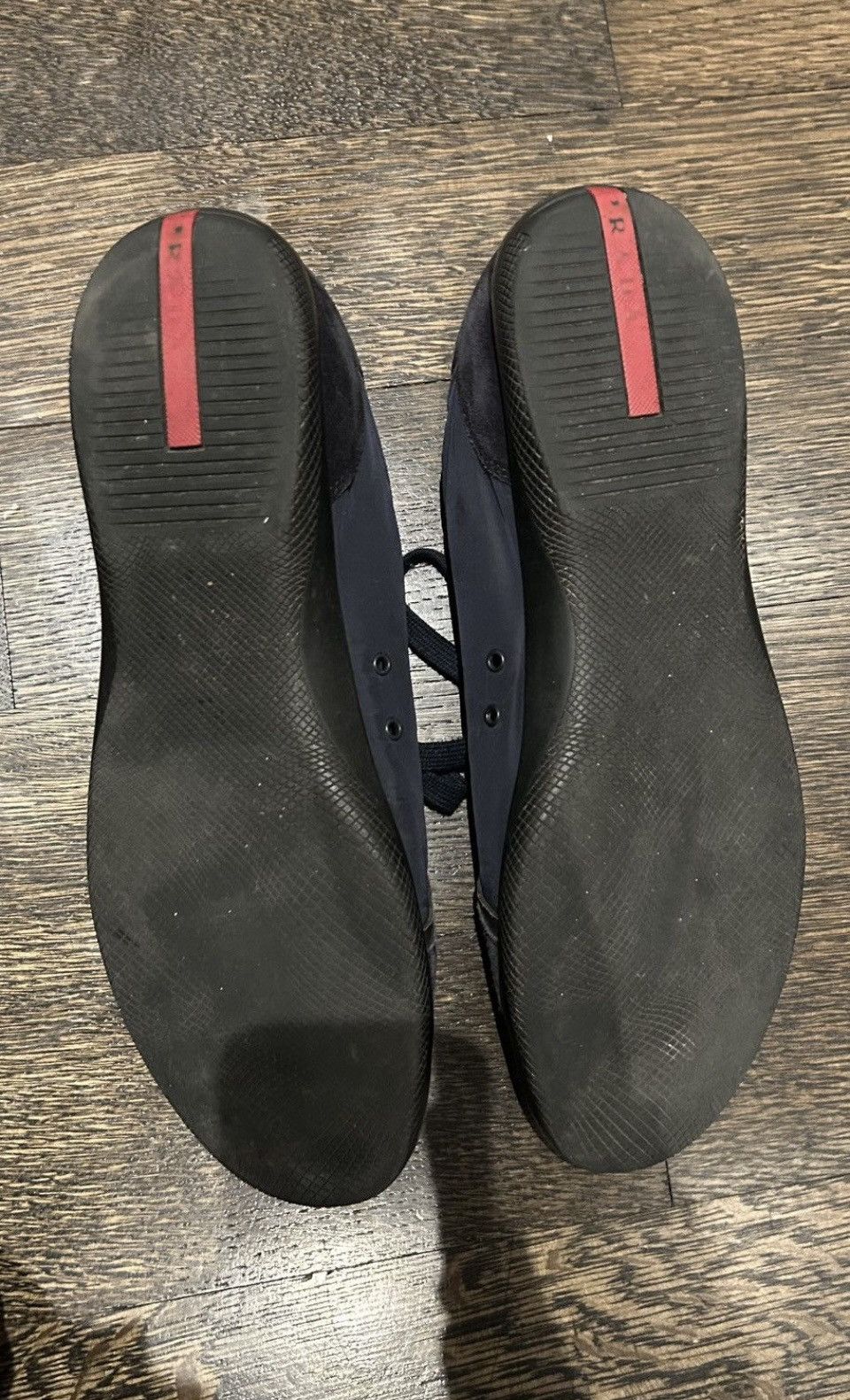 Prada PRADA Suede Leather Nylon Sneakers Size US 12 / EU 45 - 6 Thumbnail